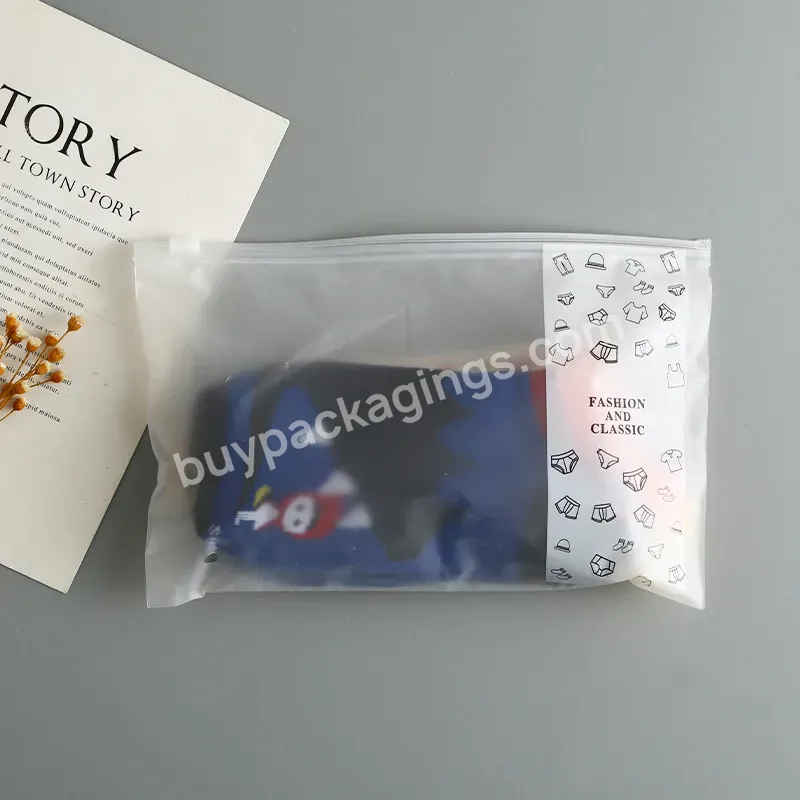 Wholesale Zipper Clear Plastic Packaging Bag Plastic Zip Lock Bag With Customized Logo