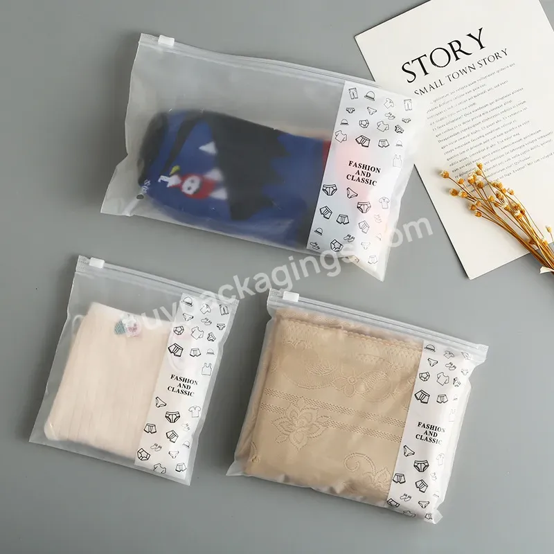 Wholesale Zipper Clear Plastic Packaging Bag Plastic Zip Lock Bag With Customized Logo