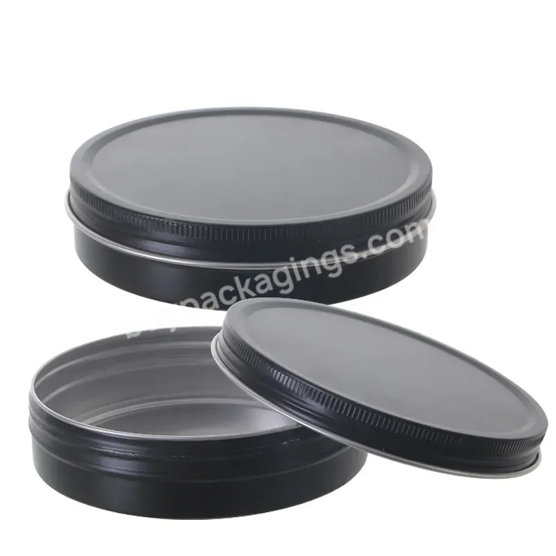 Wholesale/manufacture Custom Color Round Polish Custom Tin Can Cosmetic Aluminum Jar Aluminum Cans Cosmetic