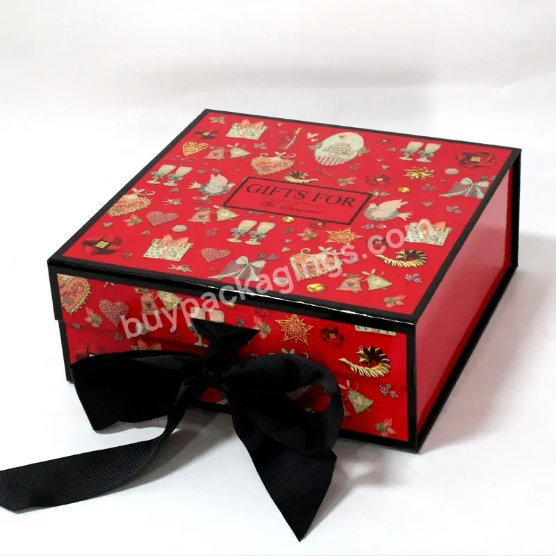 Wholesaler Custom Logo Luxury Clothing Packaging Boxes Magnetic Gift Box Gift Box With Ribbon