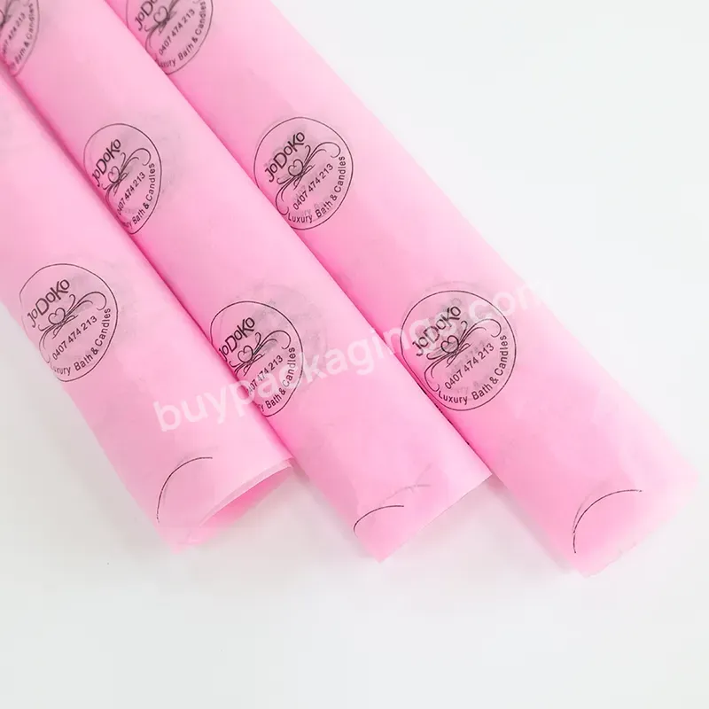 Wholesaler Of High Quality Pink Logo Custom Packing Paper Wrapping Tissue - Buy Tissue Paper Pink,China Paper Tissue,Tissue Paper With Logo.