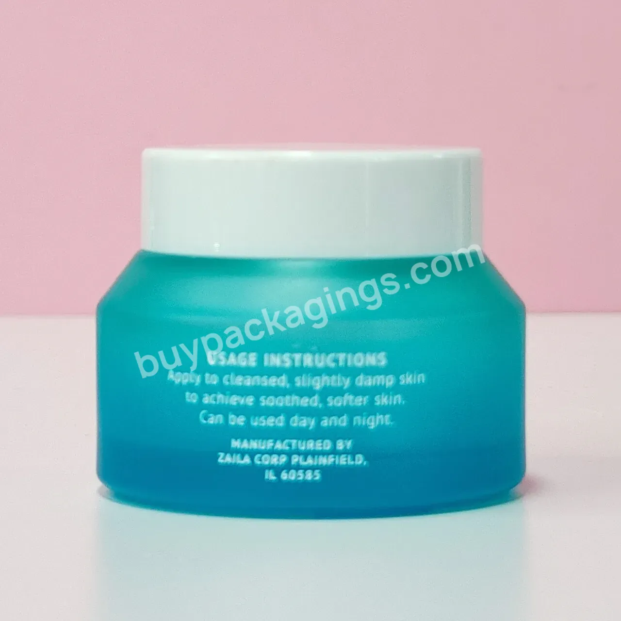 Wholesales 15g 30g 50g Acrylic Lotion Face Cream Container Matte Blue Empty Scrub Cosmetic Packaging Body Cream Glass Jar - Buy Wholesale Frosted Glass Cosmetic Jars,Cosmetic Jar Brown Glass 100ml,Cosmetic Glass Jar Pink Lid.