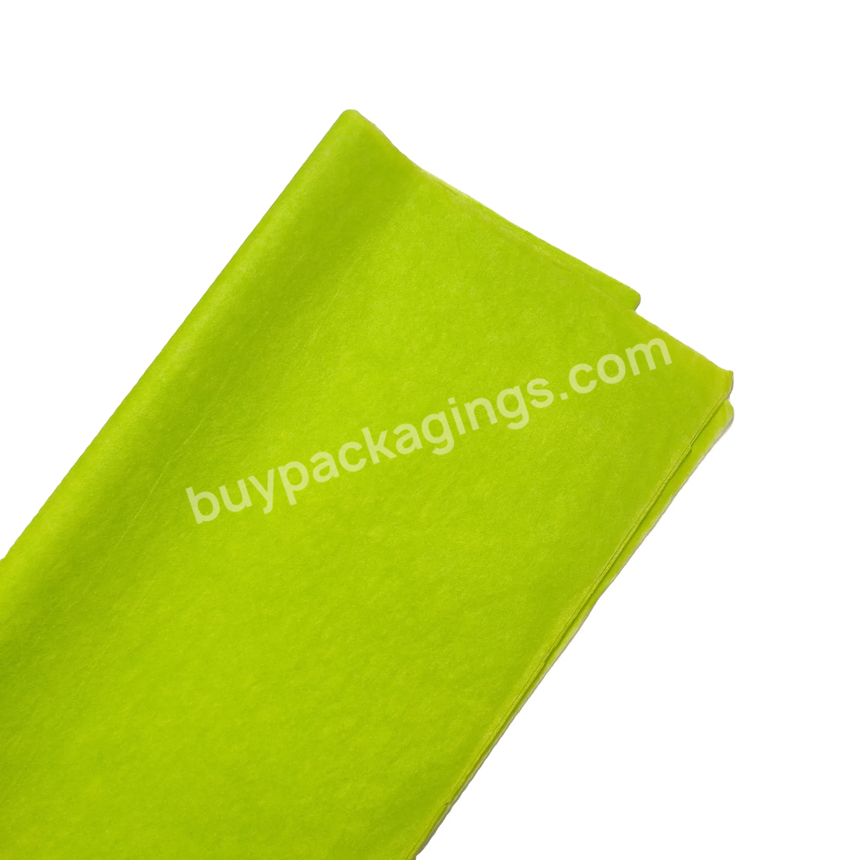 Wholesales 17gsm/22gsm Wrapping Paper Custom Size Solid Color Tissue Paper