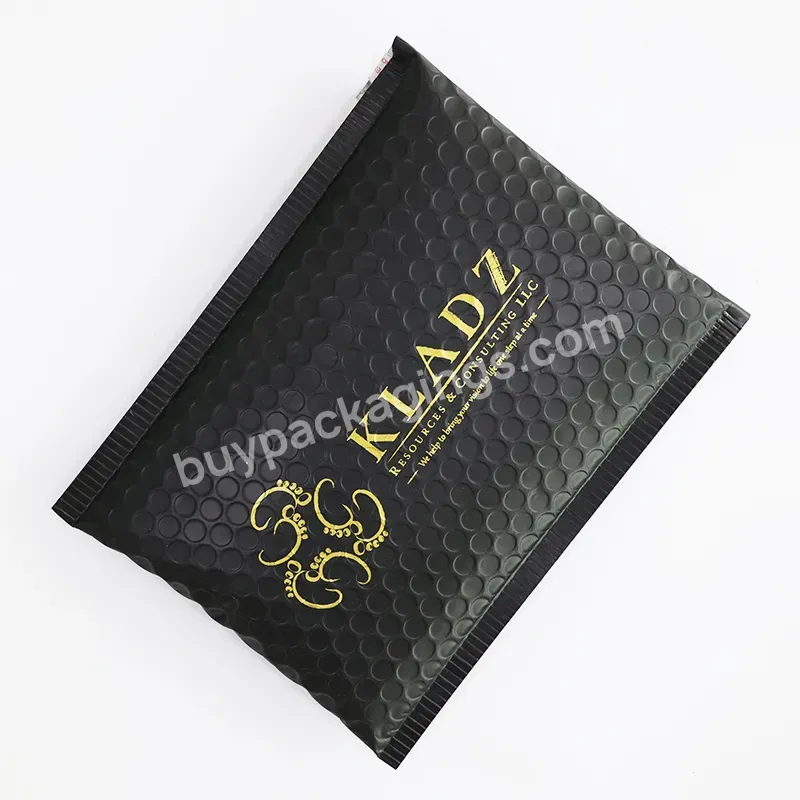 Wholesales Bubble Envelopes Bubble Mailer Golden Letter Printing Mailing Bags Custom Logo