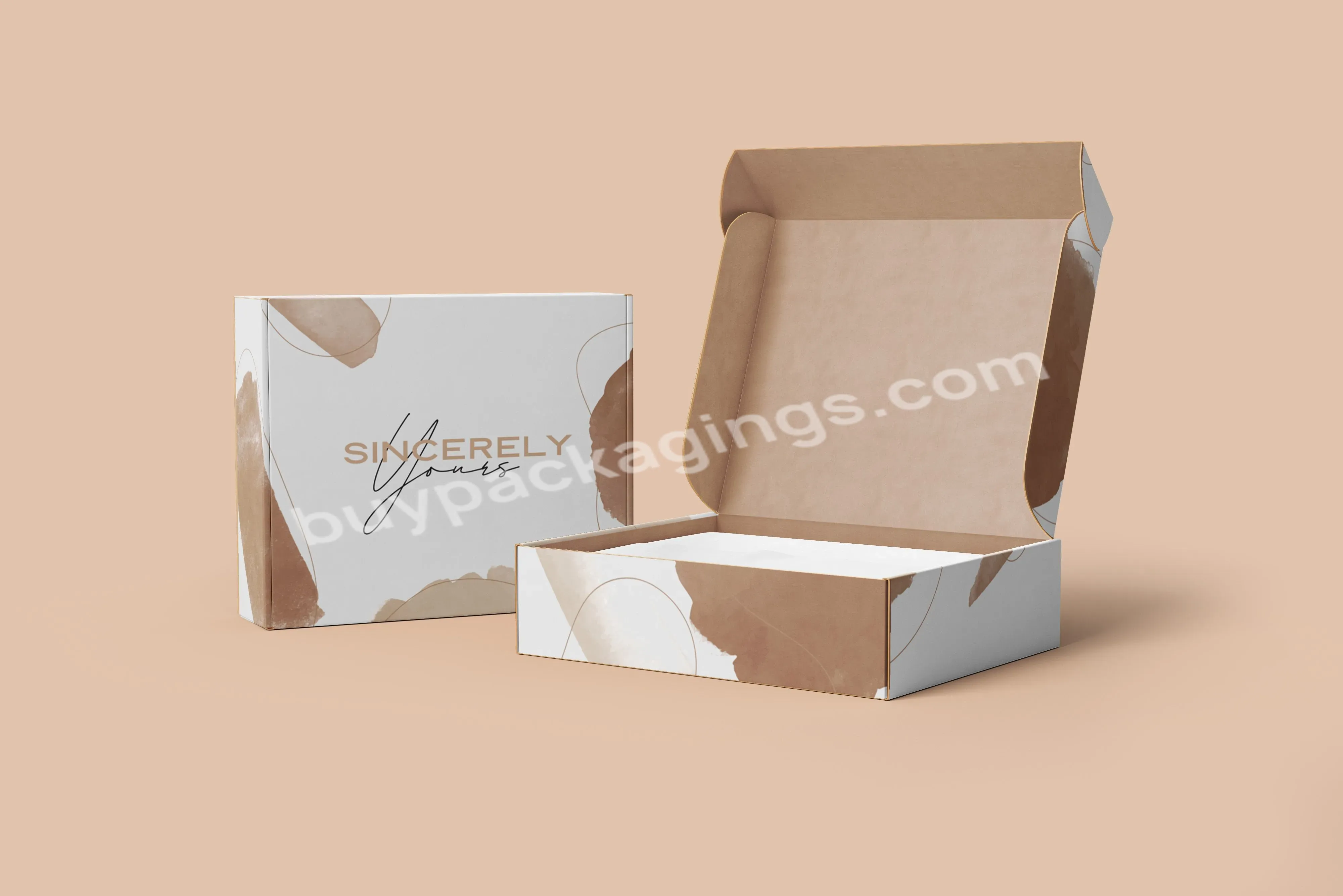 Wholesales Free Custom Design Paper Packaging Box Double Side Printing Mailing Cardboard Packaging Box For Honey Jar Bottle