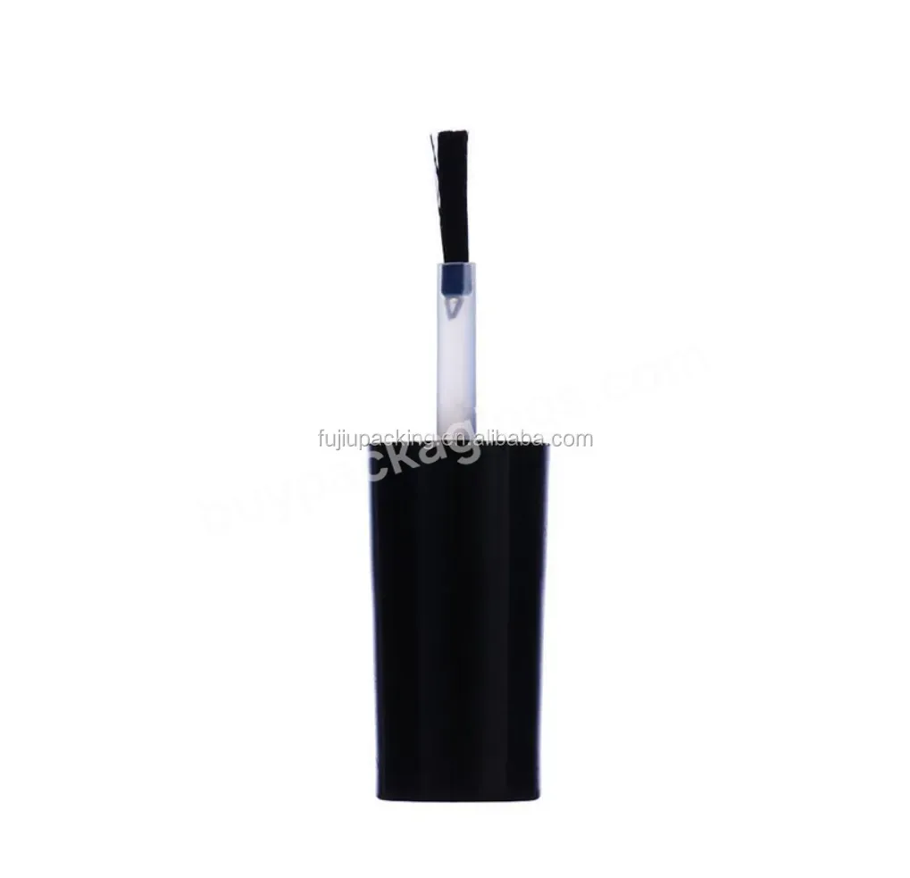 Wholesales Free Sample 5ml 10ml 15ml Clear Empty Square Glass Nail Polish Bottle With Caps And Brush