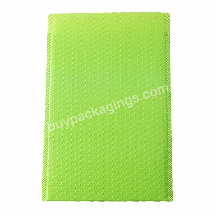 Wholesales Low Moq Co Extruded Self Seal Lime Green Color Waterproof Poly Bubble Mailers