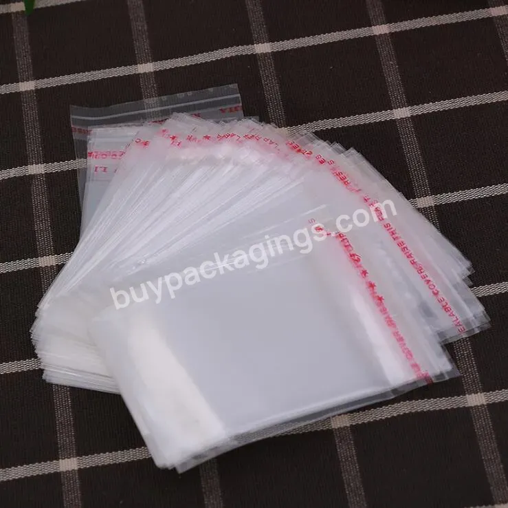 Wholesales Opp Plastic Bag With Self Adhesive