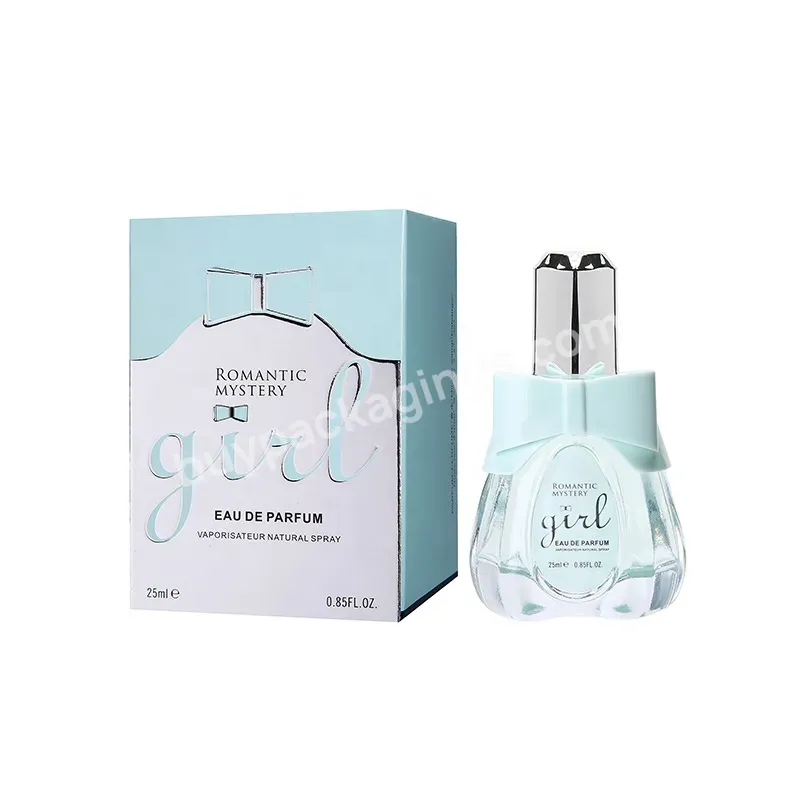 Wholesales Printed Spot Uv Logo White Glossy Gift Box Cosmetic Perfume Bottle With Box Packaging