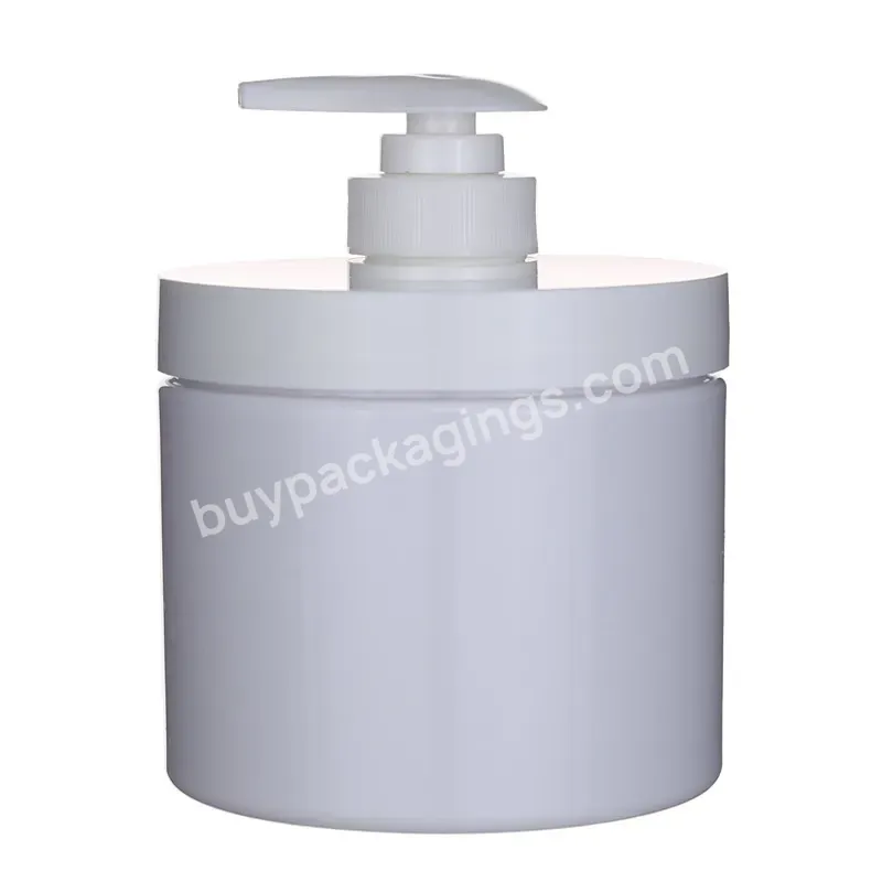 Wide Mouth Plastic Lotion Jar 400ml With Pump 89/400