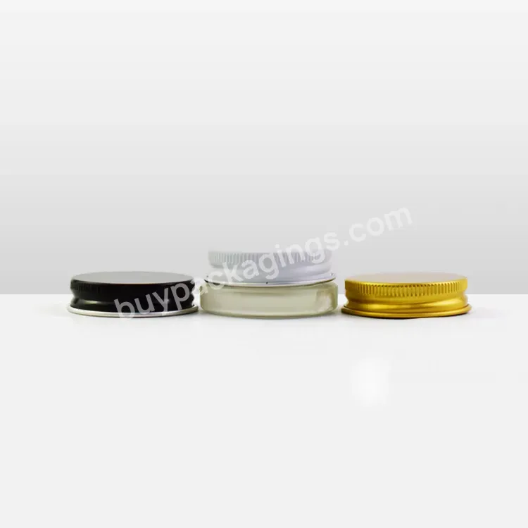 Wide Mouth Stash Side 1g Oil Thick Bottom Low Profile Borosilicate 7ml Single Metal Sliver Gold Black Lid Concentrate Jar