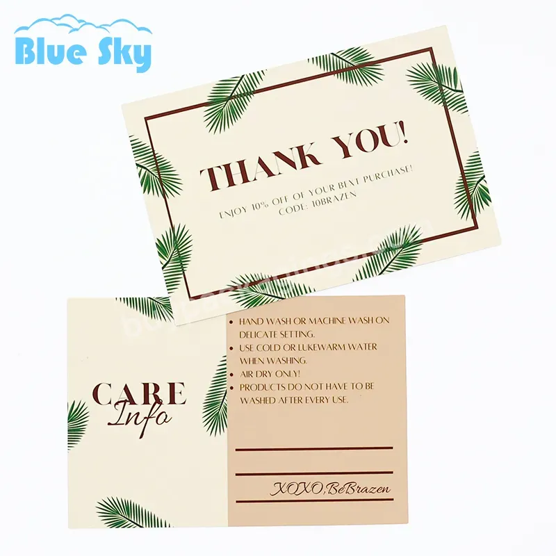 Widely Used Business Cards Paper Thank You Card Board With Custom Logo For Bag/gift Package - Buy Business Cards Custom Paper,Paper Thank You Card,Card Board Paper Bag.