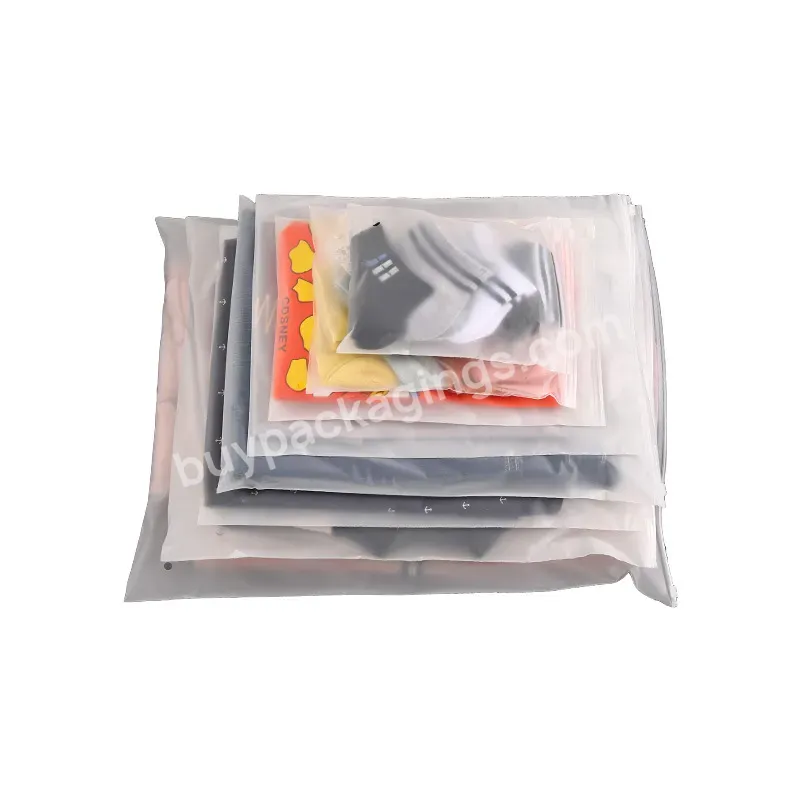 Widely Used Recycled Ldpe Clothing Packaging Slider Zip Lock Plastic Bag