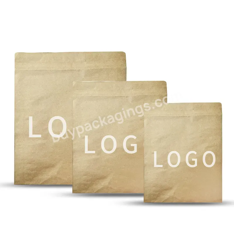 Width X Height X Bottom Wedges Paper Mailing Bags Bottom & Side Fold 1 Tape Eco For Closure