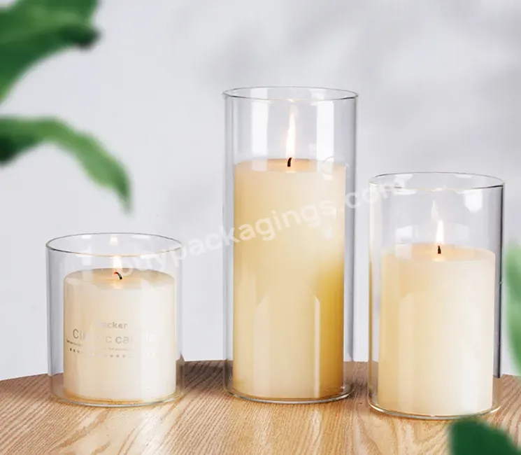 Win-pack Glass Candle Holder Empty Glass Bottle For Candle