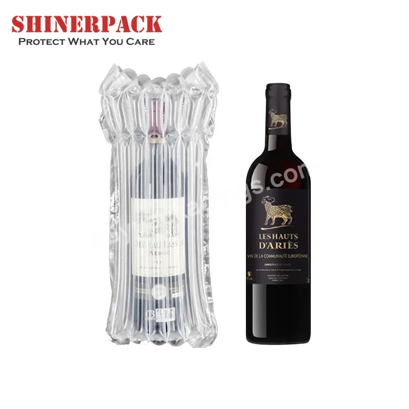 Wine Bottle Protector Shipping Materials Packaging Protection Usage Air Column Bag