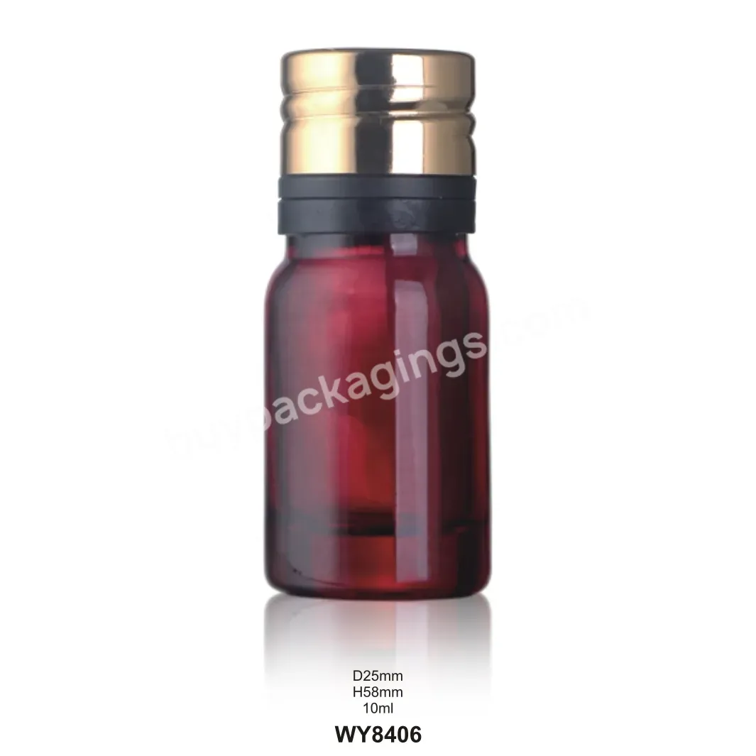 Winpack Round Shape 10ml Glass Essential Oil Bottle With Child-proof Cap - Buy Essential Glass Bottle,Glass Dropper Bottle,Serum Bottle.