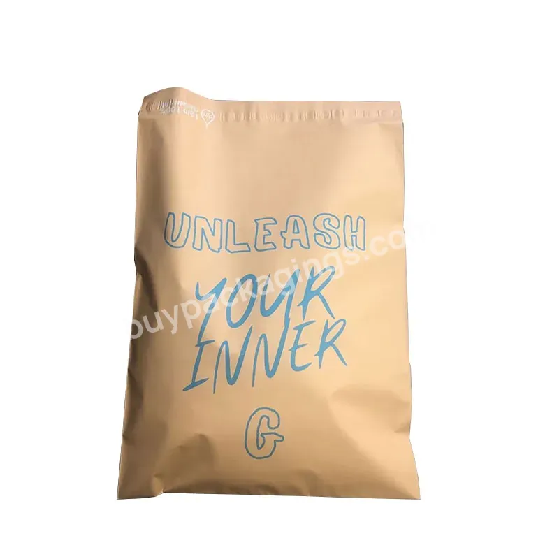 With Handle Your Own Mailers Envelopes Gravure Printing Poly Mailer Printed Custom Logo Plastic Apparel Shipping Bags