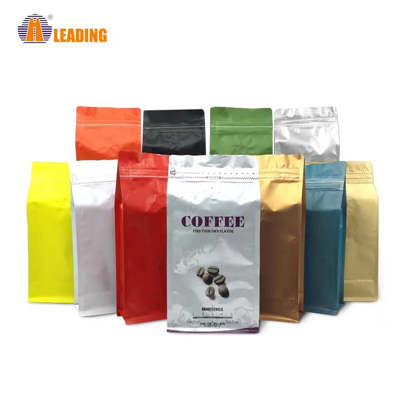 With Logo Print Package Ground Pouch Printing Tea Packaging Coffee Bags Custom Printed For Coffee