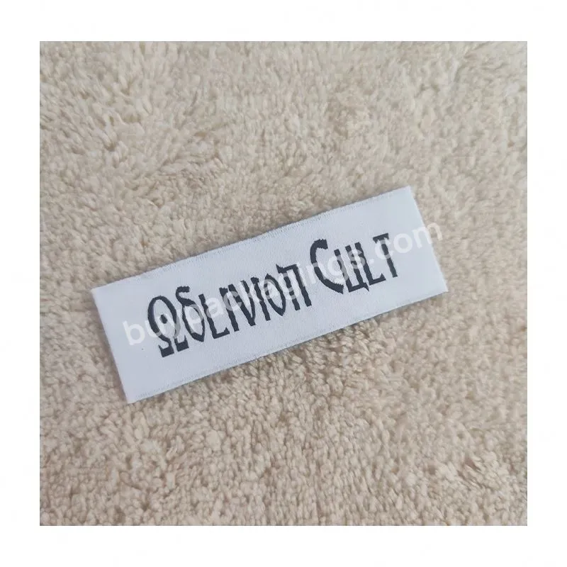 Woven Brand Name Good Quality Clothes Labels Custom Clothing Labels Maker