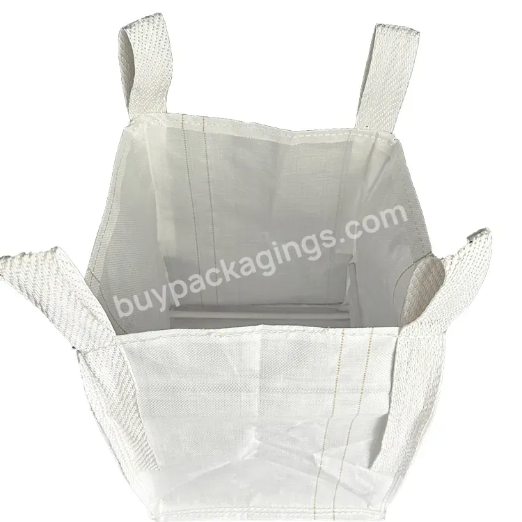 Woven Cloth Factory Wholesale 90*90*110 New Material White Container Bag Square Bridge Tons Of Bags