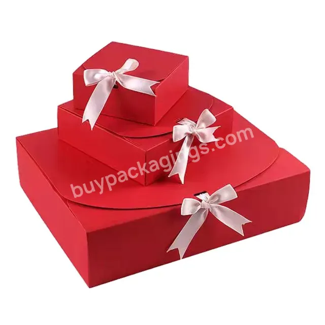 Wrapped Gift Box With Ribbon-large Sets Baby Gift Packaging Boxes