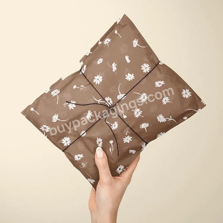 Wrapping Paper With Logo Gift Packaging Paper Tissue Paper With Free Sticker