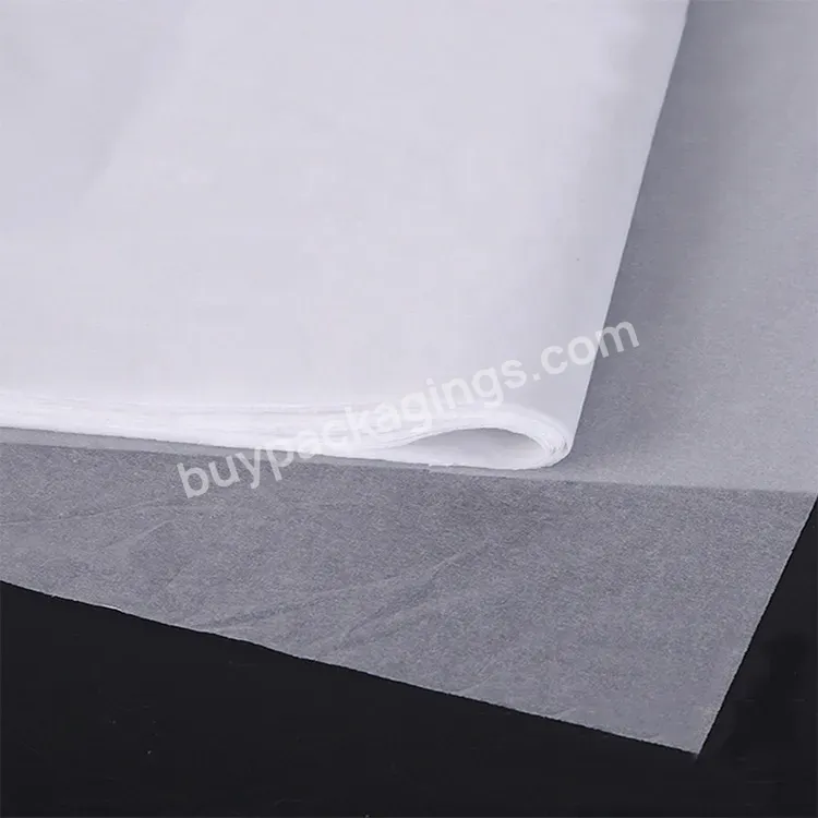 Wrapping White Recycled Shoes Garment Wrapping Tissue Paper For Clothes Packaging Tissue Paper Custom Size Tissue Paper 26gsm