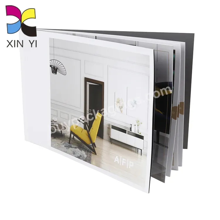 Xinyi Printing China Landscape Softcover Catalog Book Printing Paperback