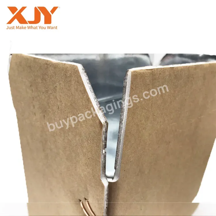 Xjy Aluminum Foil Frozen Food Packaging Preservation Box Foldable Fruit Cold Food Insulation Box
