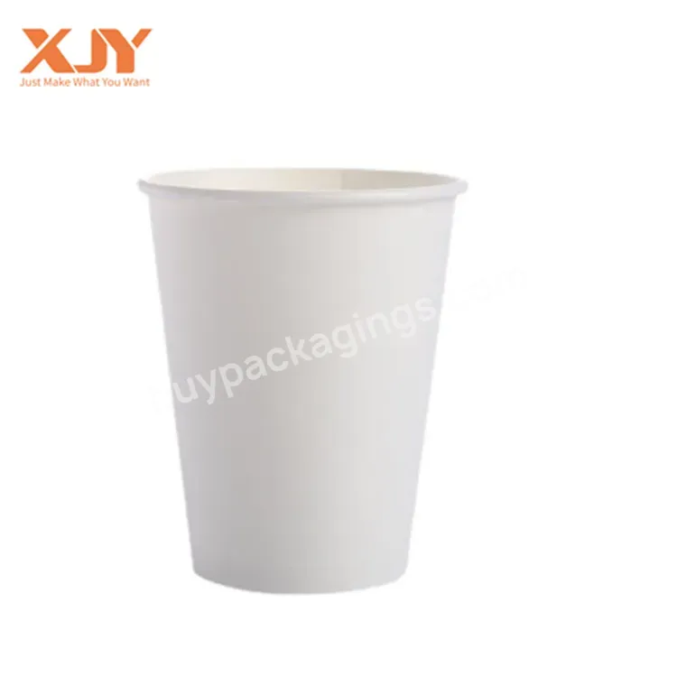 Xjy Biodegradable Customized Disposable Hot Beverage And Cold Drinking Packing Disposable Coffee Paper Cups With Logo Printing - Buy Disposable Biodegradable Compostable Ripple Double Single Rippled Wall Hot Coffee Paper Cup With Plastic Lid,Disposab