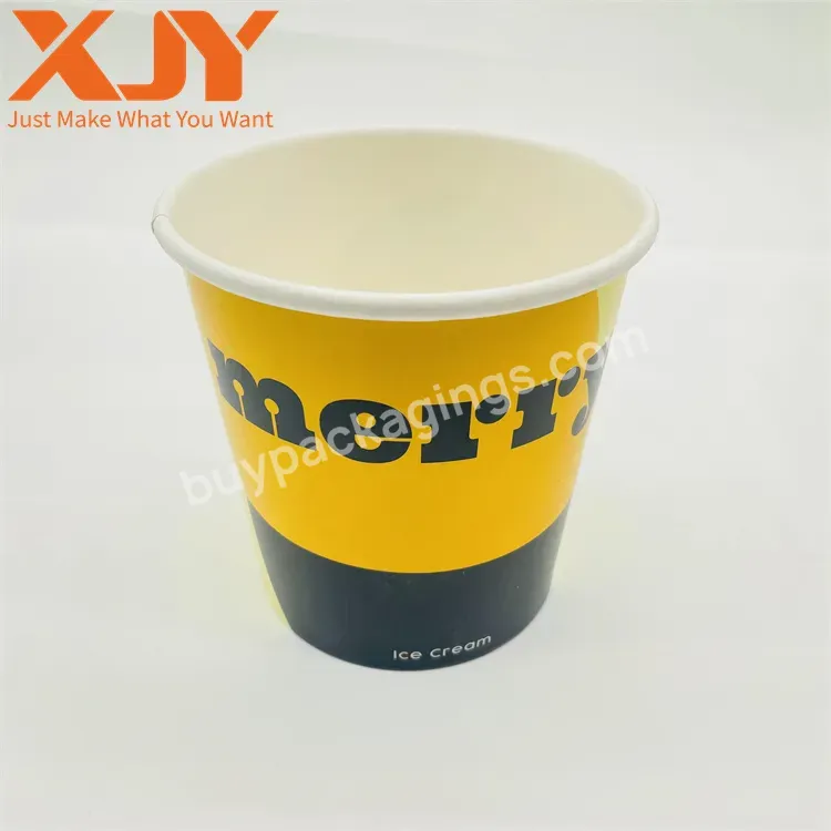 Xjy Compostable Double Wall Single Double Layer Thicken Kraft Custom Hot Coffee Cup With Logo Printing Sleeve