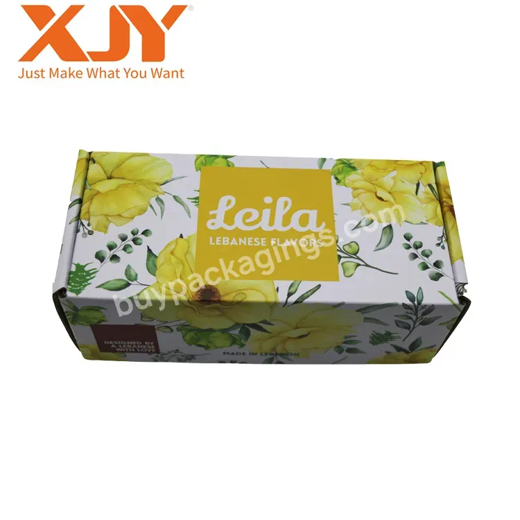 Xjy Corrugated Paper A9112 Product Express Package Boxes For Packaging Matte Finish Silver Blanching Process