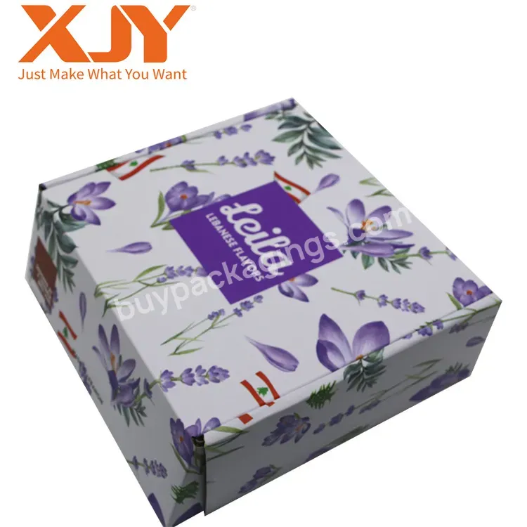 Xjy Custom Eco Friendly Brand Name Shoes Corrugated Logo Printing Paper Shipping Packaging Clothing Box