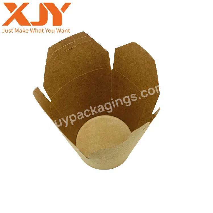 Xjy Custom Ecofriendly Fried Chicken Dried Noodle Snack Chips Charcuterie Packages Take Away Fast Food Taco Packing Paper Box