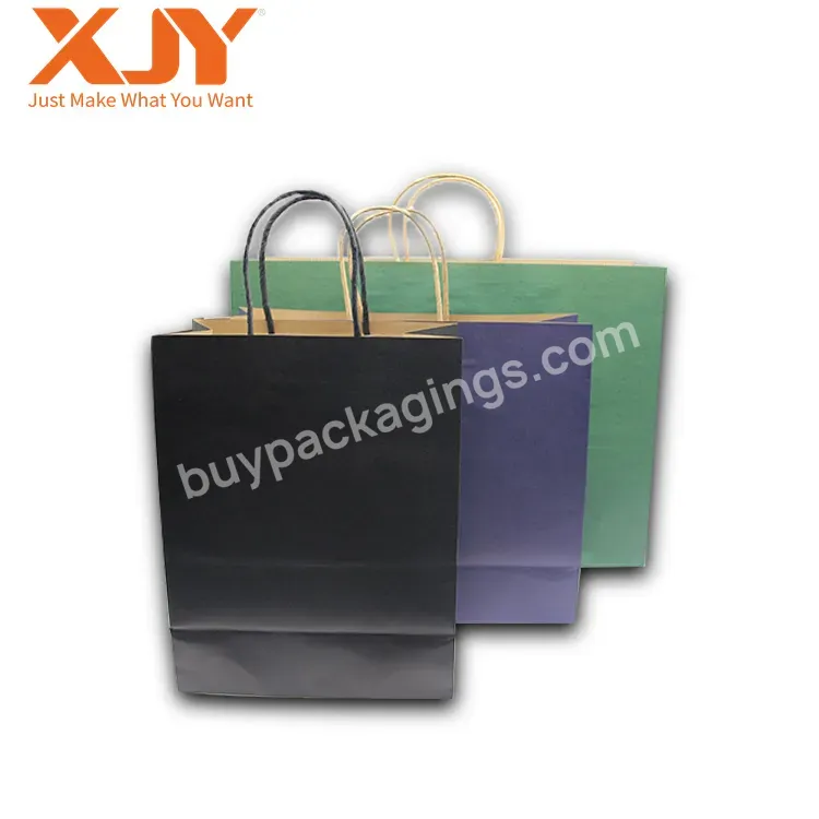 Xjy Customized Underwear For Advertising Campaigns Custom Exhibition Bag Printed White Gift Paper Shopping Bags With Logo