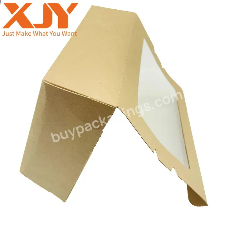 Xjy Eco Friendly Biodegradable Macaron Egg Tart Dessert Kraft Carton Cardboard Custom Packaging Paper Boxes