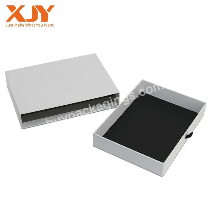 Xjy Free Sample New Style Factory Wholesale Ring Necklace Bangle Wedding Gift Packaging White Leather Jewelry Box
