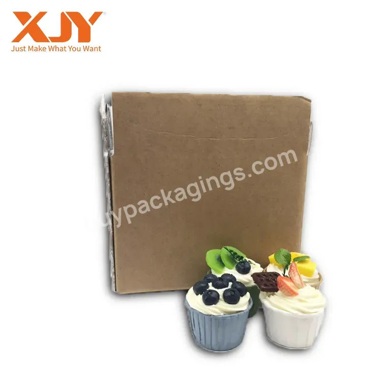 Xjy Logo Printing Custom Bio-degradable Aluminum Foil Insulated Thermal Shipping Carton Boxes For Frozen Food Packing