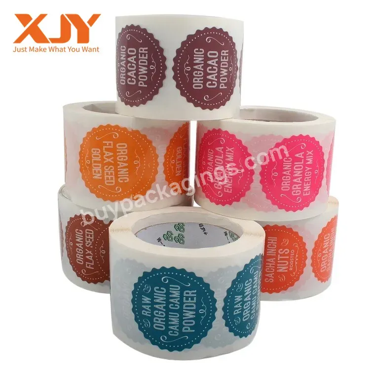 Xjy Oem Manufacturer Custom Printing Vinyl Hologram Holographic Adhesive Waterproof Pvc Die Cut Stickers