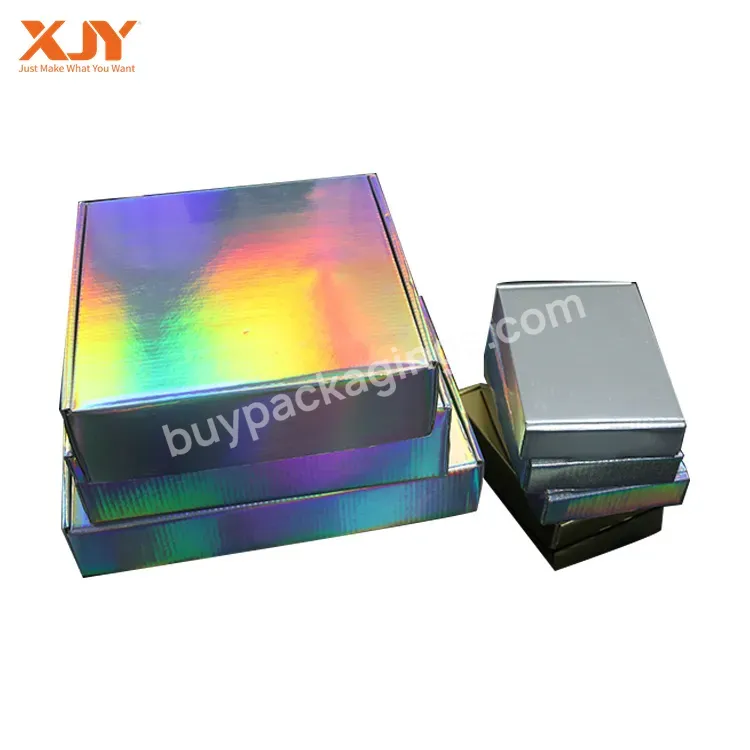 Xjy Recycled Corrugated Shipping Box Paper Cardboard Clothes Packaging Corrugated Shipping Mailer Mailing Boxes