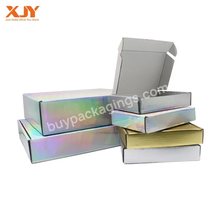 Xjy Recycled Shipping Mailing Box Custom Printed Kraft Corrugated Cardboard Mailer Box With Logo Gift Package Box