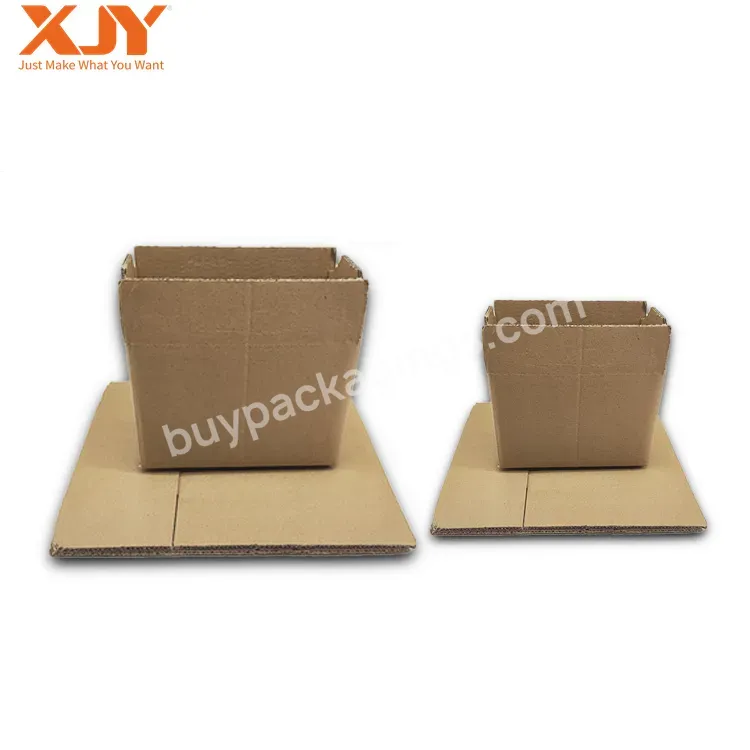 Xjy Transportation Packaging Extra Hard Moving Packaging Rectangular Corrugated Paper Shipping Folding Box