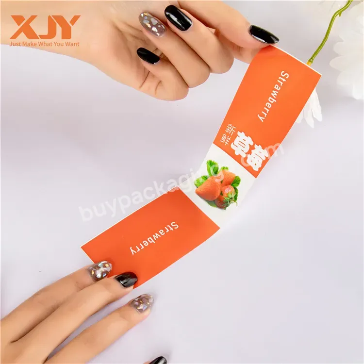 Xjy Waterproof Custom Roll Logo Luxury Packaging Bottle Embossed Gold Foil Labels Biodegradable Cosmetic Stickers Printing