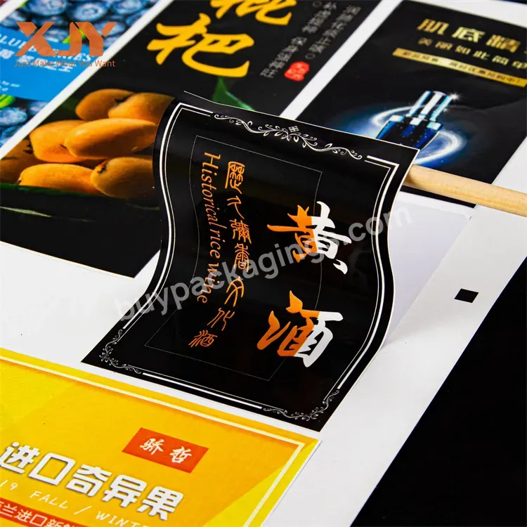 Xjy Waterproof Uv Resistant Pvc Vinyl Sticker Uv Protective Adhesive Logo Sticker Die Cut Label Vinyl Sticker Sheet