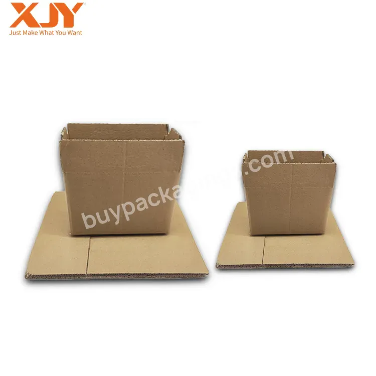 Xjy Wholesale Customized Logo Corrugated Cardboard Extra Hard Moving Packaging Shipping Carton Boxes