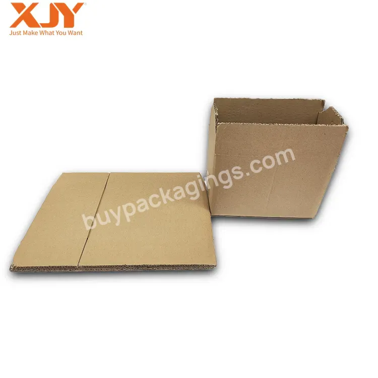 Xjy Wholesale Customized Logo Corrugated Cardboard Extra Hard Moving Packaging Shipping Carton Boxes