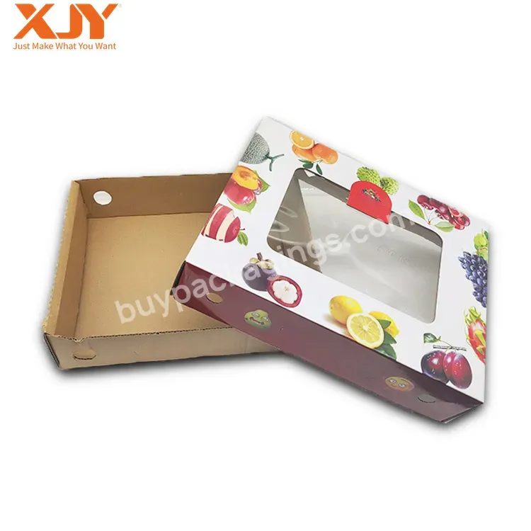 Xjycorrugated Fruits Box Packiging Dates Packing Box