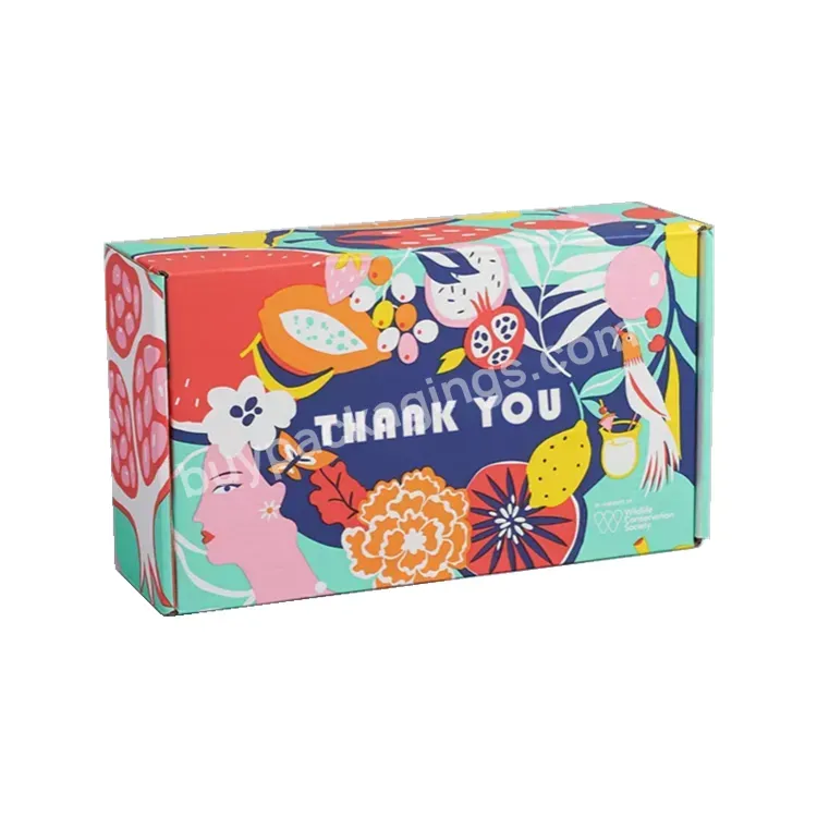 Y8 Wholesale Printed Mailer Shipping Carton Paper Corrugated Box Foldable Postal Delivery New Arrival Corrugated Paper Box