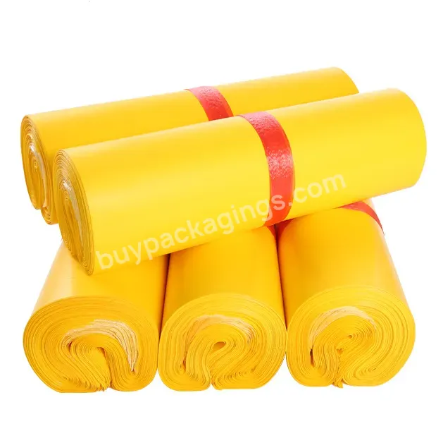 Yellow Color Cheap Poly Plastic Mailer Shipping Mailing Bags Envelopes Courier Bag For Post